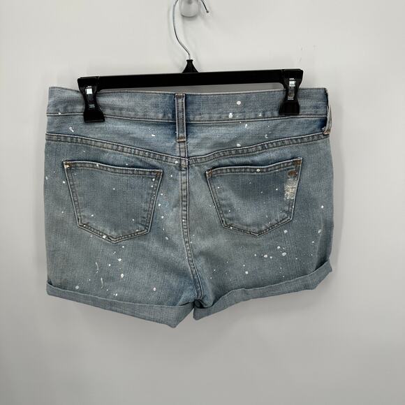 MADEWELL Rolled Boy Denim Shorts with Paint Splatter C1738 // 25 - Picture 9 of 11